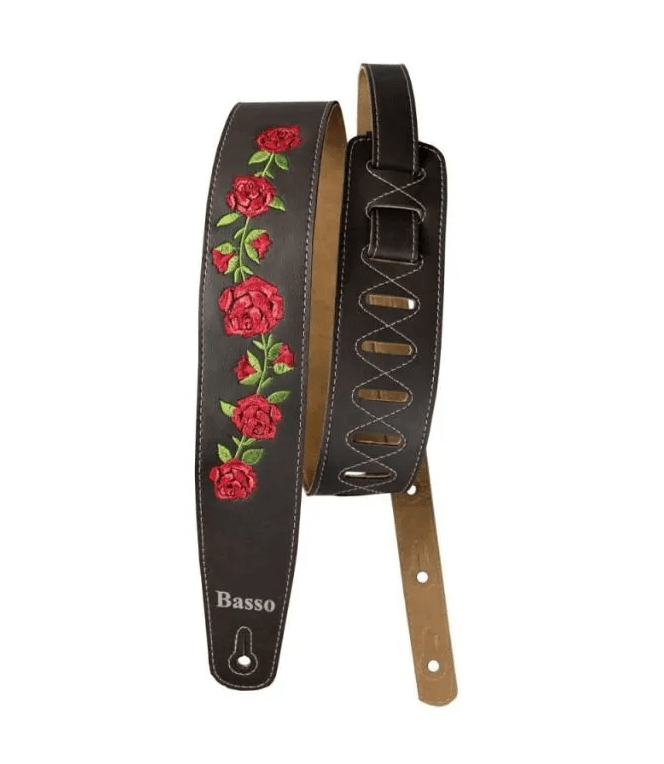 Correia Basso Floral VT- FL 02 MARROM 