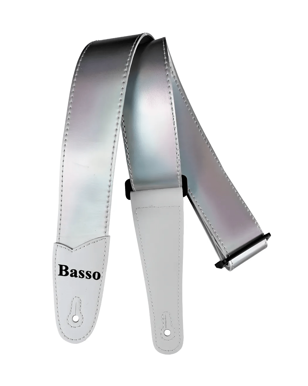 Correia Basso Gliter Metalizada Silver pl03