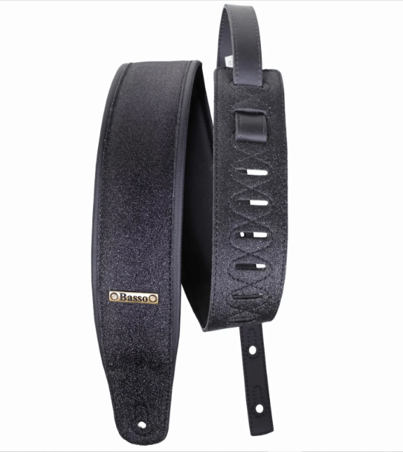 Correia Glitter PReto Basso CLA 47