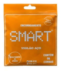 Encordoamento para violão aço Smart 0.10