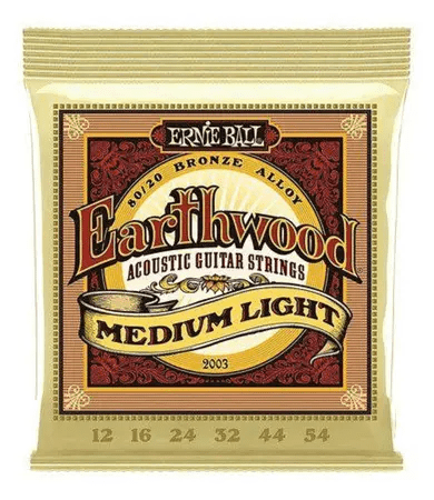 Encordoamento violão aço ernie ball earthwood 0.12 