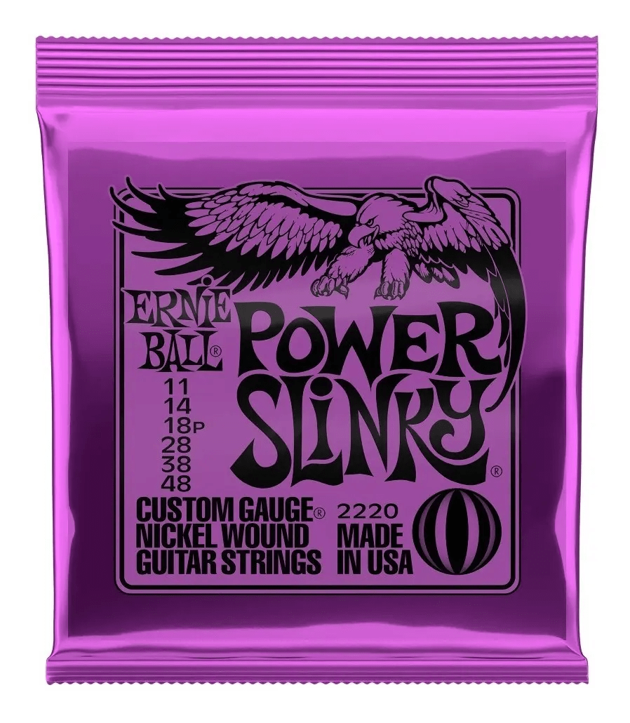 Encordoamento Guitarra Ernie Ball 011.048 Power Slinky