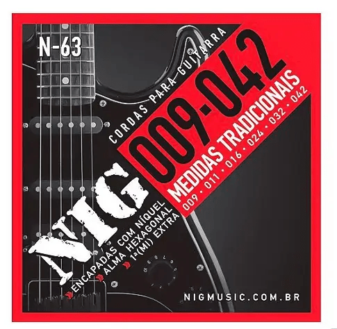 ENCORDOAMENTO PARA GUITARRA NIG N63 .009