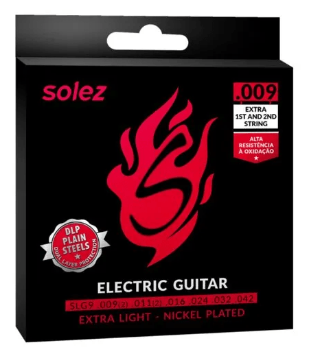 Encordoamento para Guitarra Slg9 Light 009 Solez