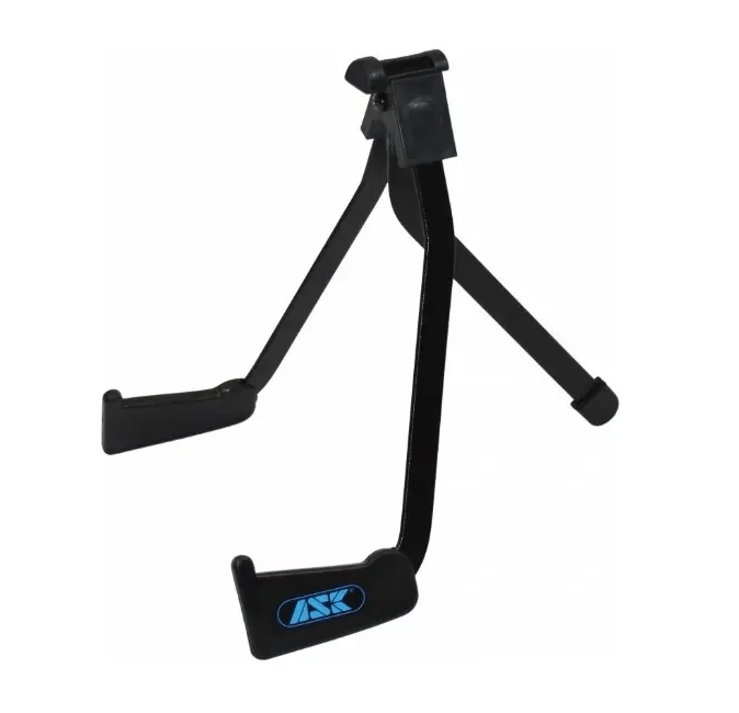 Suporte Guitarra Baixo Chão Ask G5 Portátil Retrátil Cor Preto