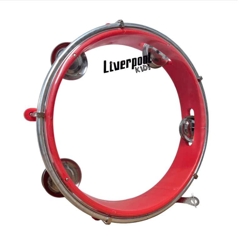 Pandeiro Infantil Kids 8 vermelho Liverpool
