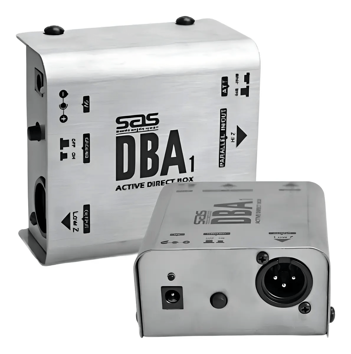 Direct Box Ativo Santo Angelo DBA1 Conexão P10 XLR Phantom Power