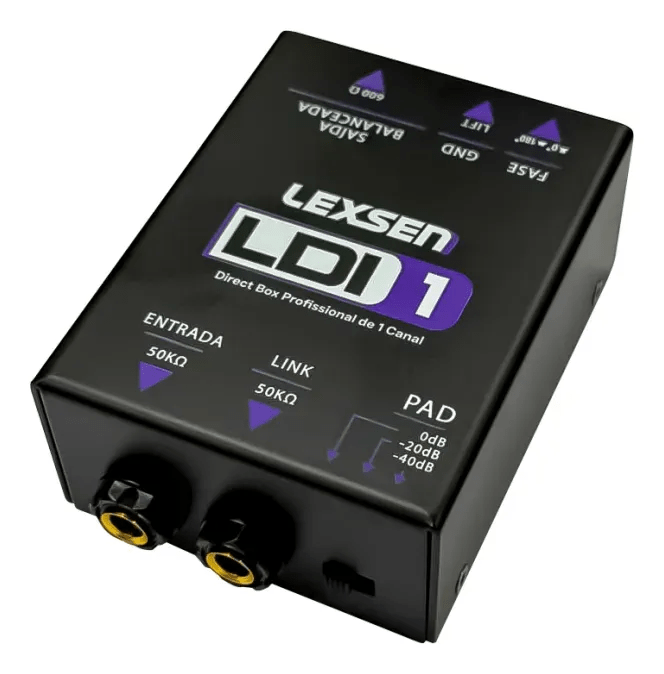 Direct Box Passivo Profissional Lexsen De 1 Canal Ldi-1