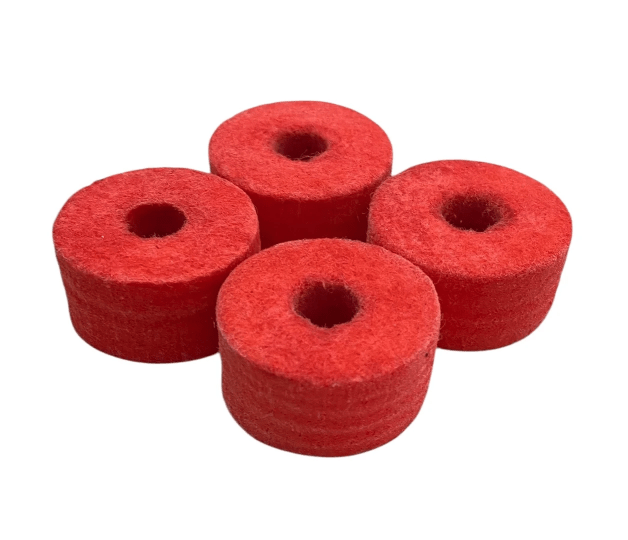 Feltro Prato Liverpool vermelho 4 unidades