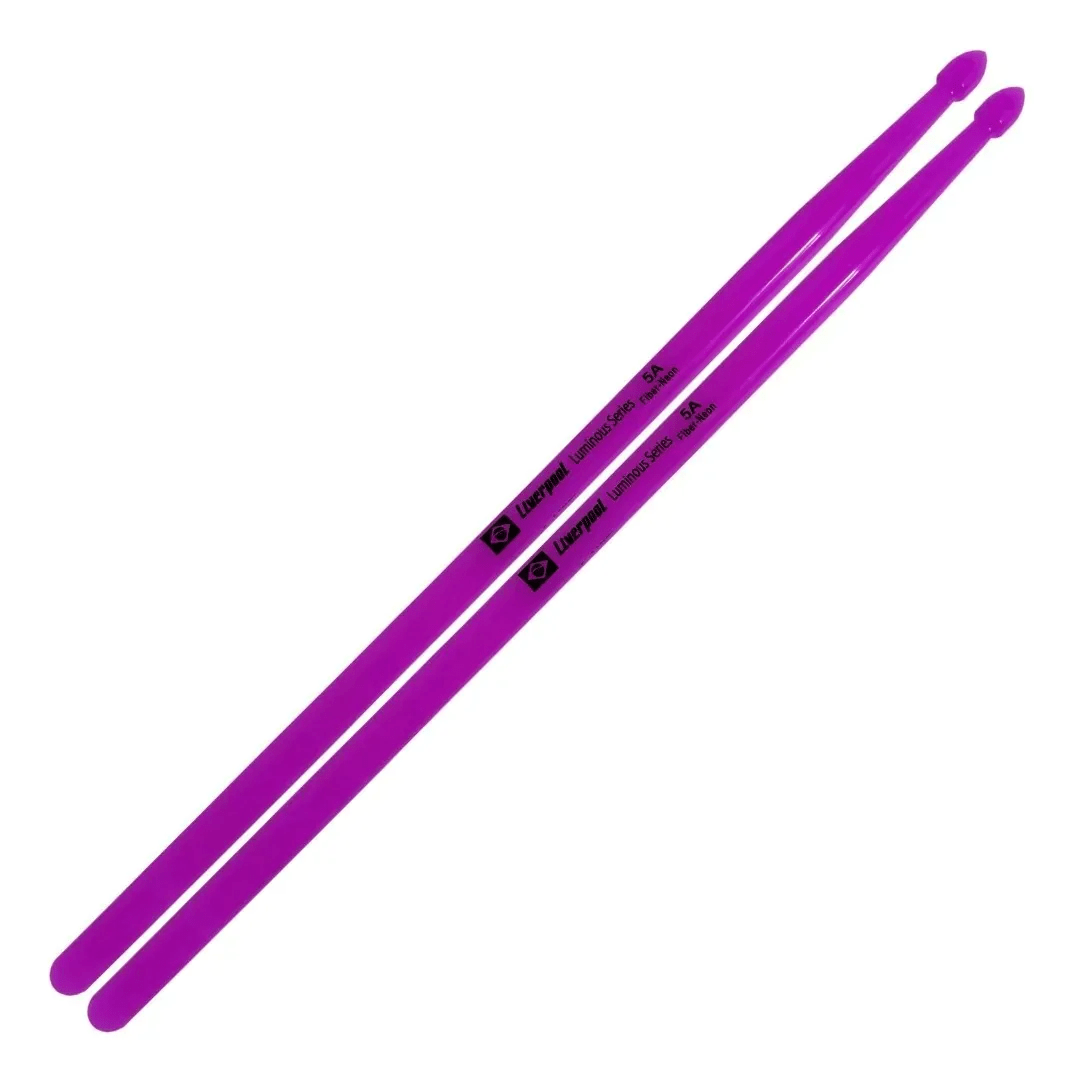 Baqueta Liverpool Fluorescente Roxo 5A