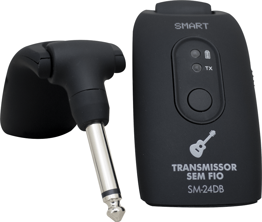 RECEPTOR E TRANSMISSOR DOBRÁVEL SEM FIO UHF SMART SM-24DB
