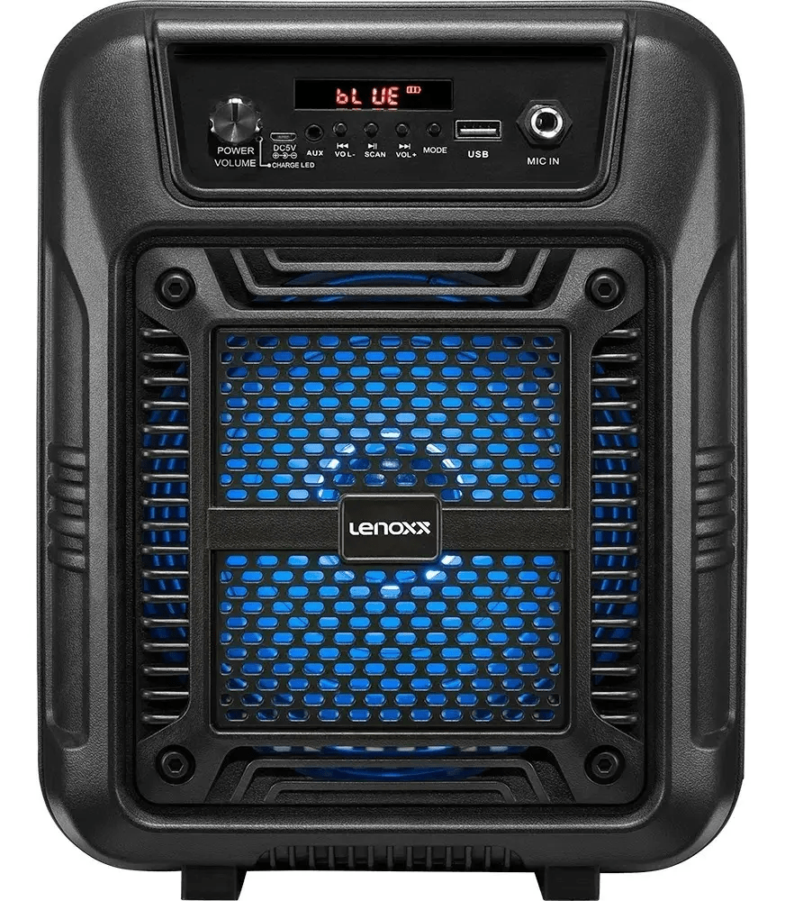 Caixa De Som Amplificada Ca60 40w Lenoxx Bivolt Preto