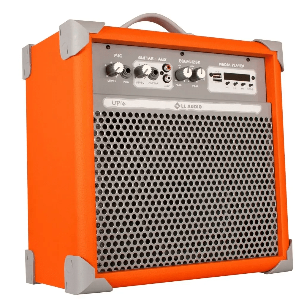 Caixa Som Multiuso Ll Up!6 Cores 45w Usb Sd Fm Bluetooth Up6 Cor Laranja 110v/220
