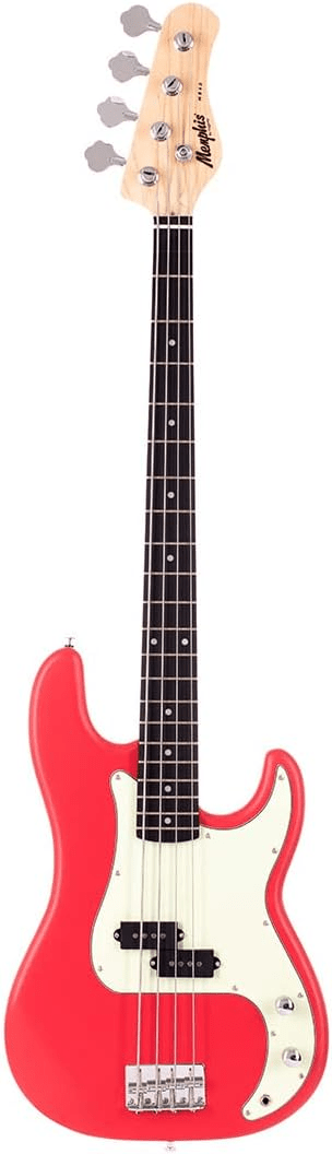 Contra-baixo passivo 4 cordas Fosco Fiesta red satin MB-40 Memphis