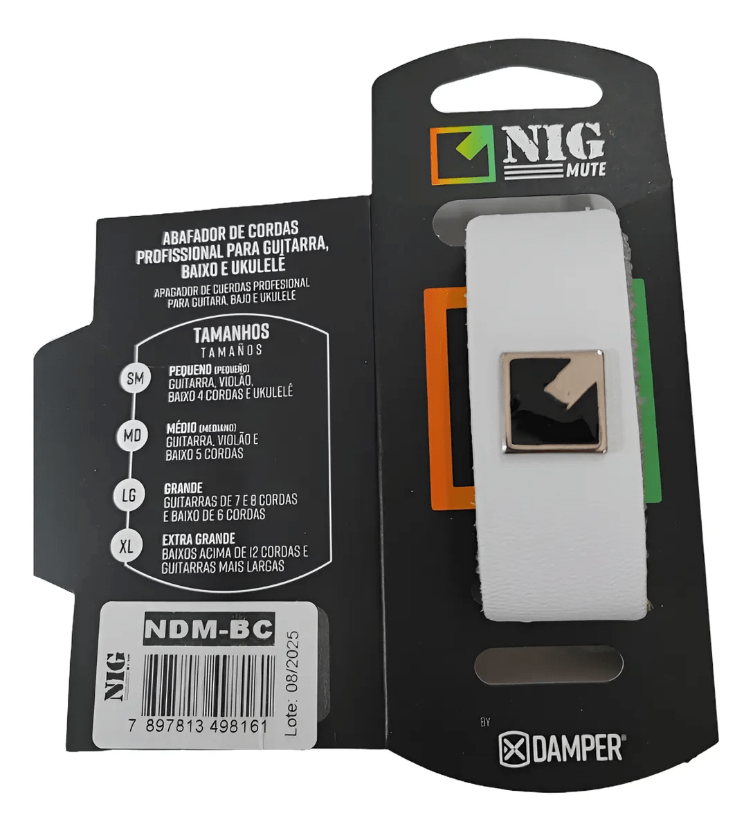 Damper Couro Branco NIG