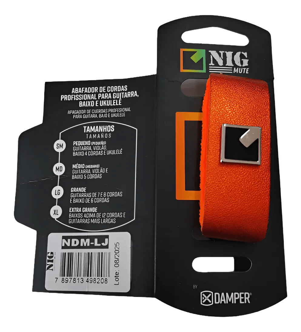 Damper Couro Laranja NIG