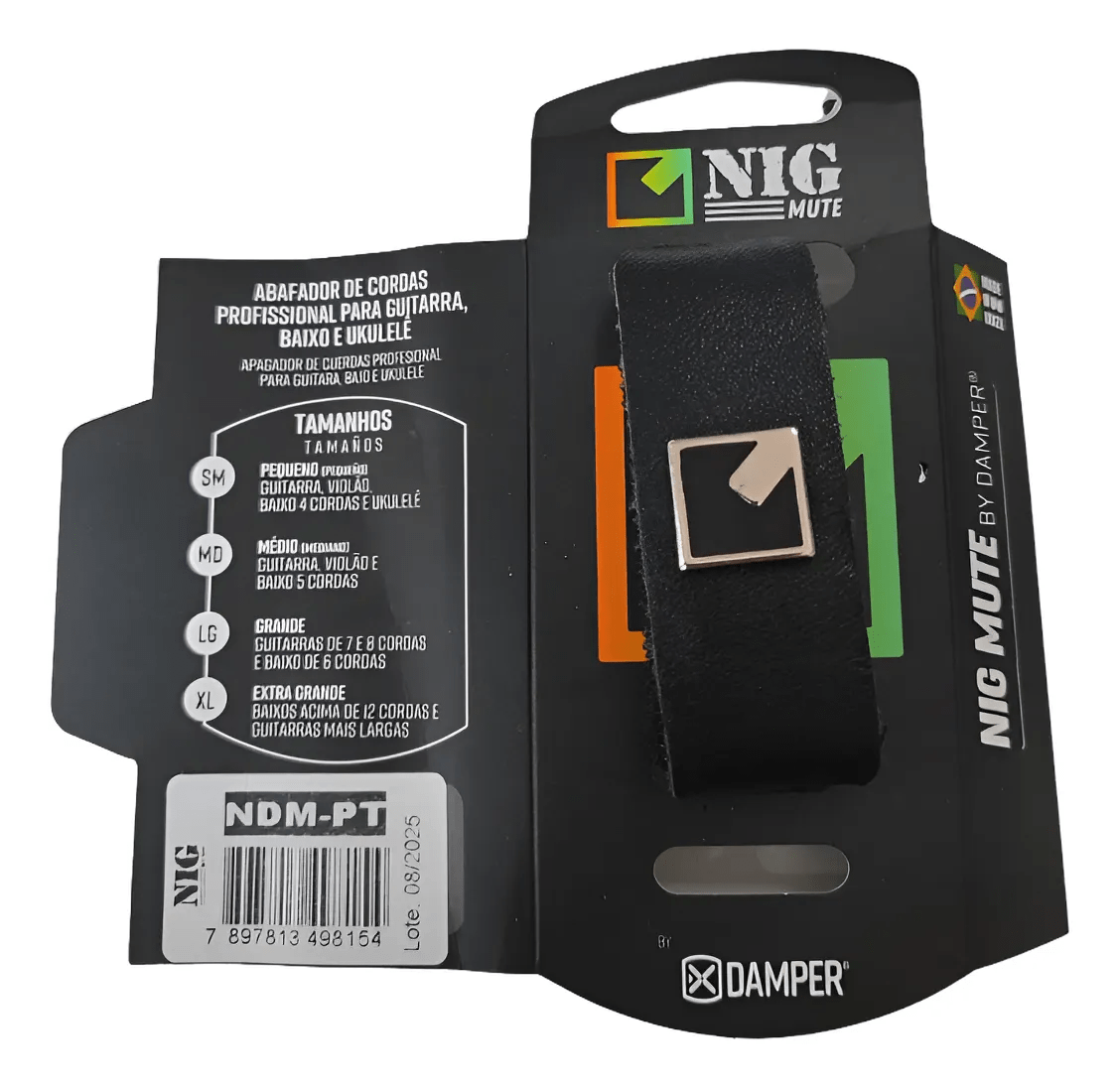 Damper Couro Preto NIG