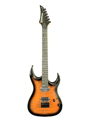 Guitarra Waldman Eletrica Superstrato Wgar220f Br Cor Brown Sunburst 