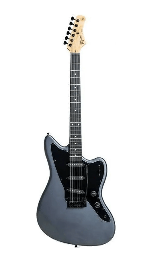 Guitarra Tagima Tw60 Metallic Deep Silver Mdsv Escala Escura
