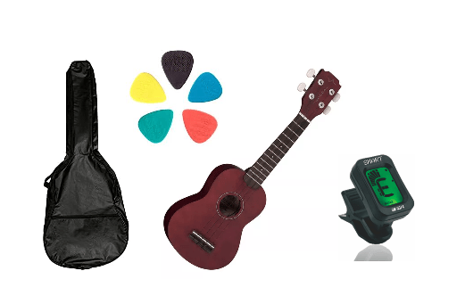 Kit Ukulele soprano Vogga iniciante 