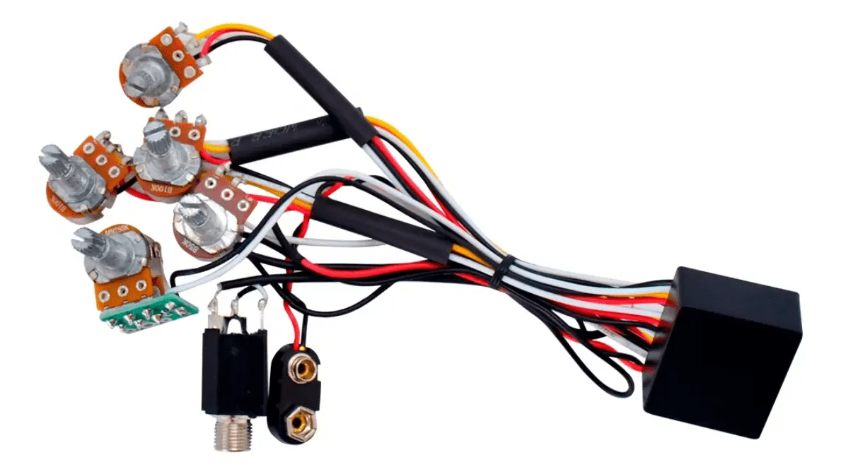 Circuito Ativo Custom Sound Ccb 9060 Contrabaixo 5 Controles