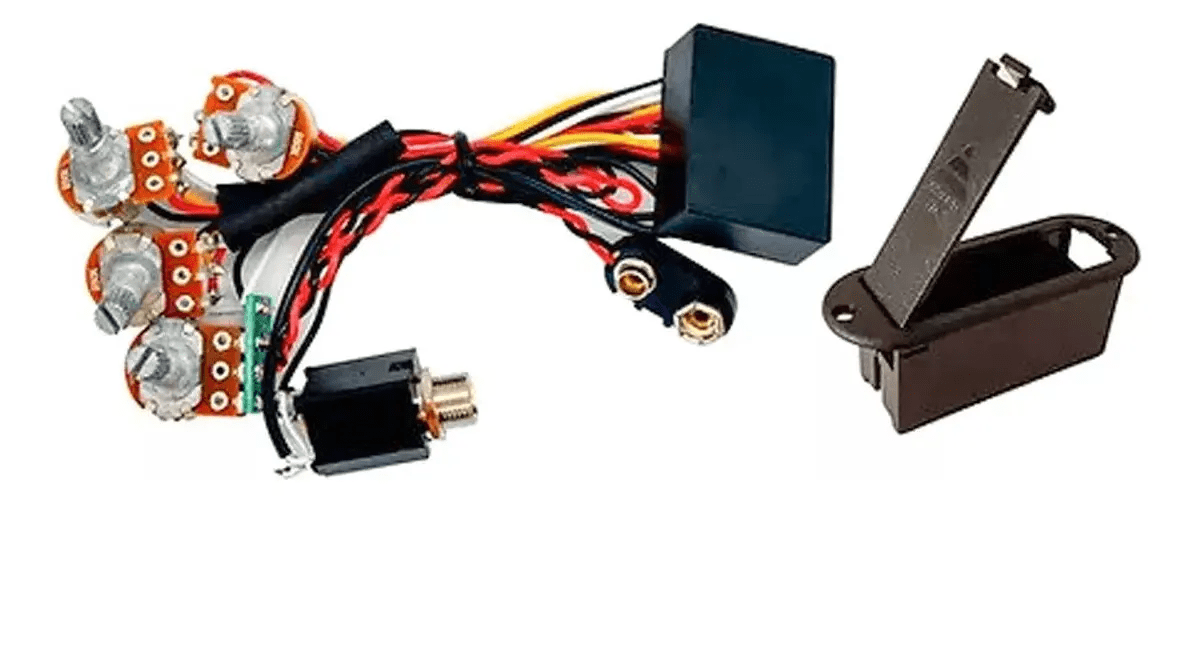 Circuito Ativo Custom Sound Para Contrabaixo Ccb 9010