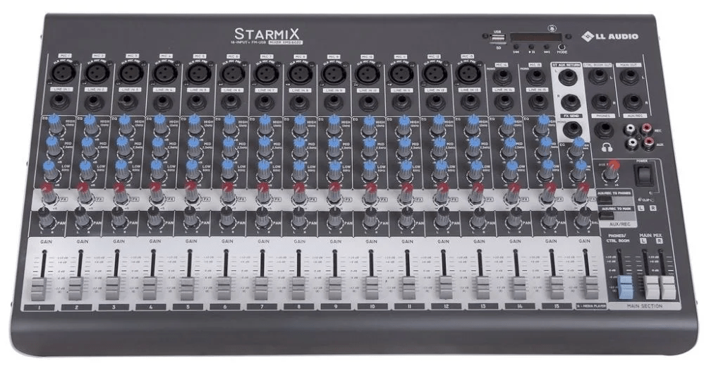 Mesa De Som 16 Canais STARMIX XMS1602D - LL Áudio