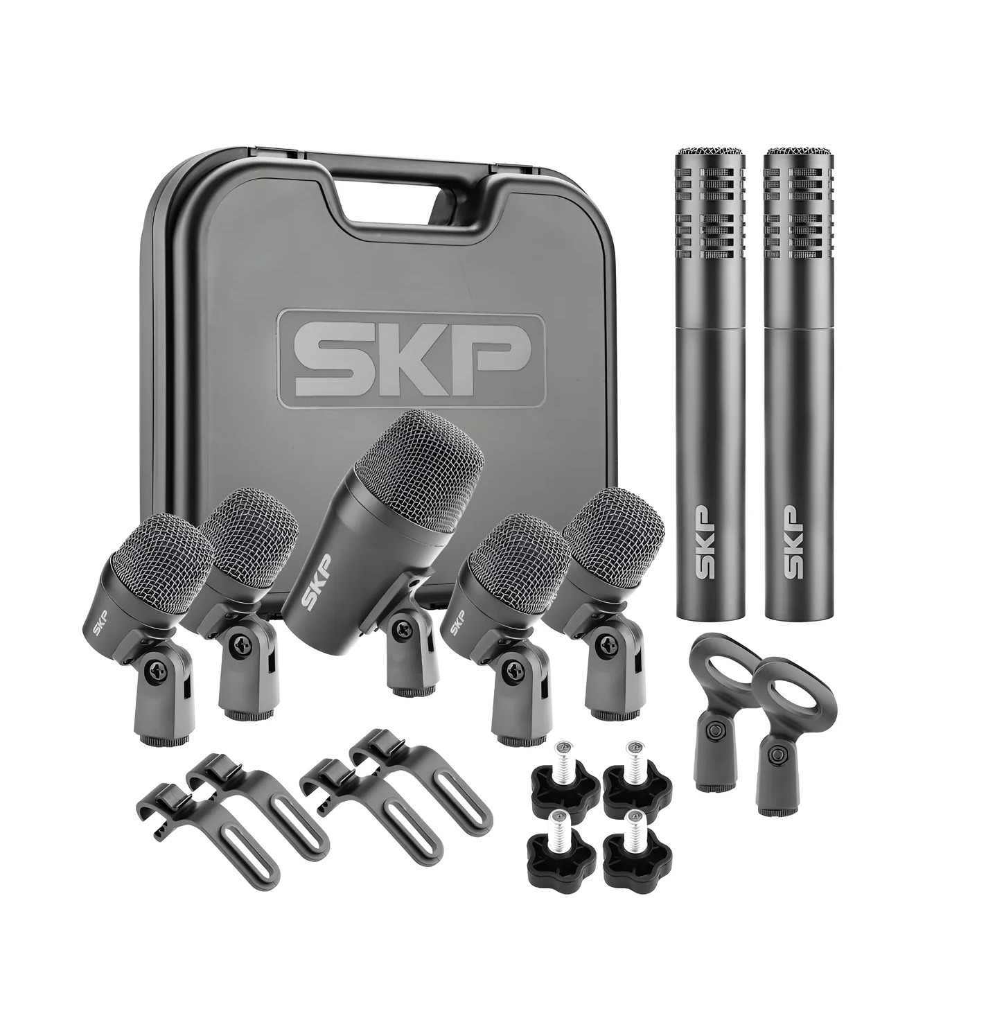 Kit Microfones p/ BATERIA SKP DRUM 7