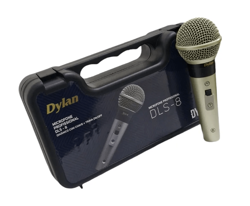 Microfone Dls-8 champanhe