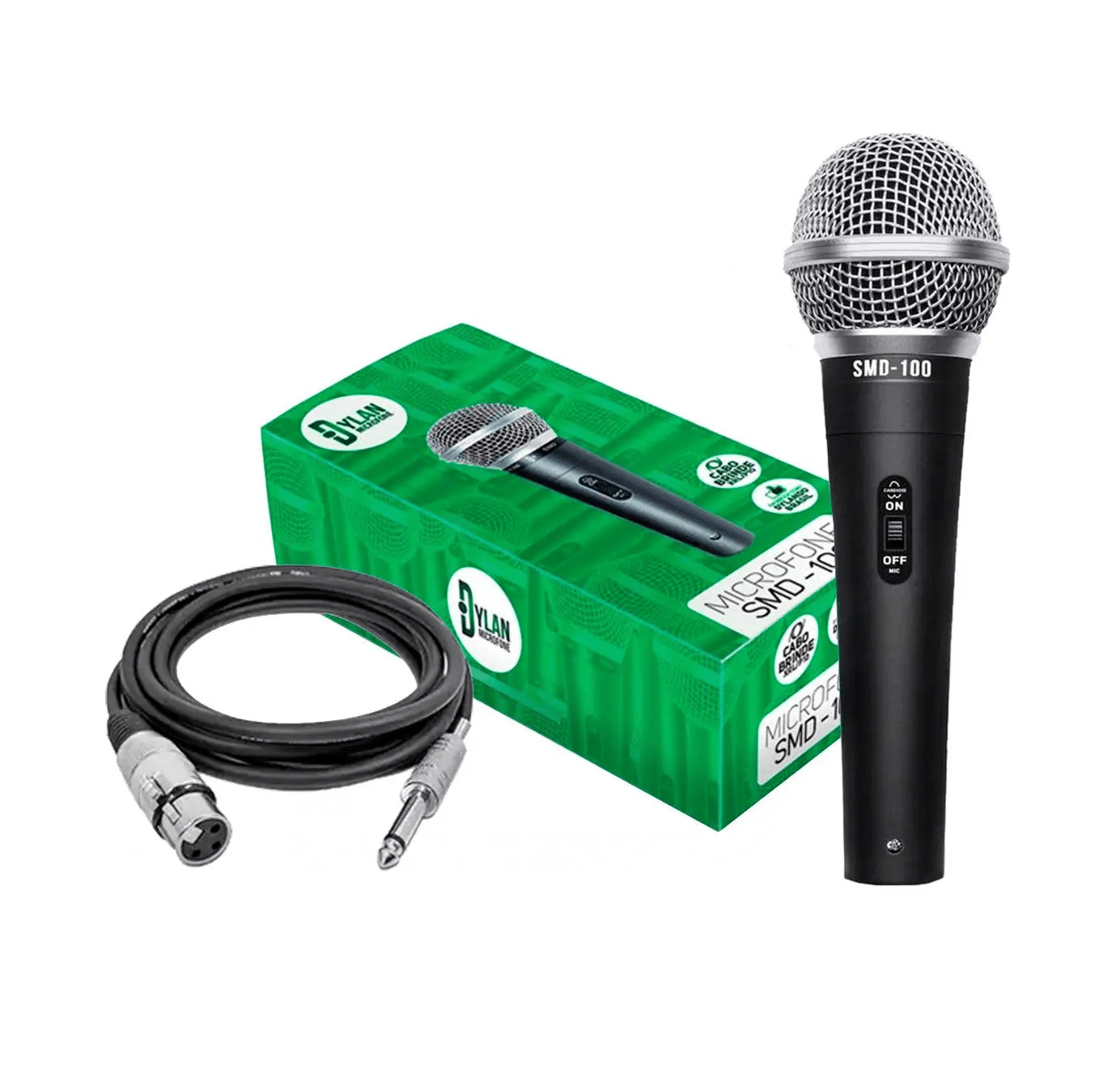 Microfone Dylan SMD100 com chave