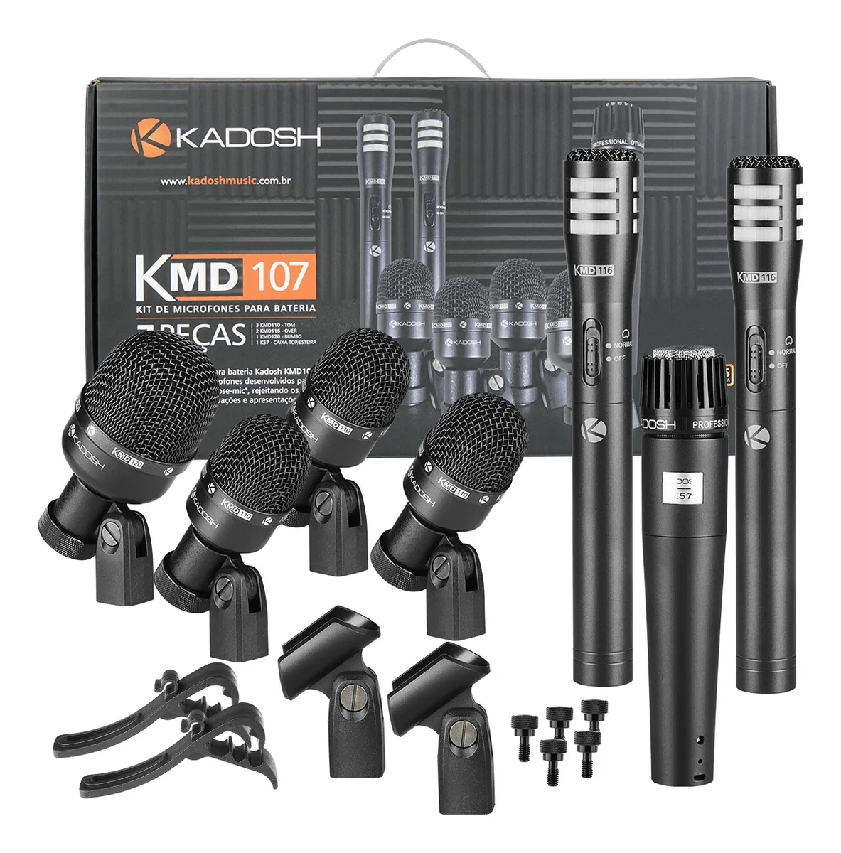 Microfone Kadosh Para Bateria KMD 107