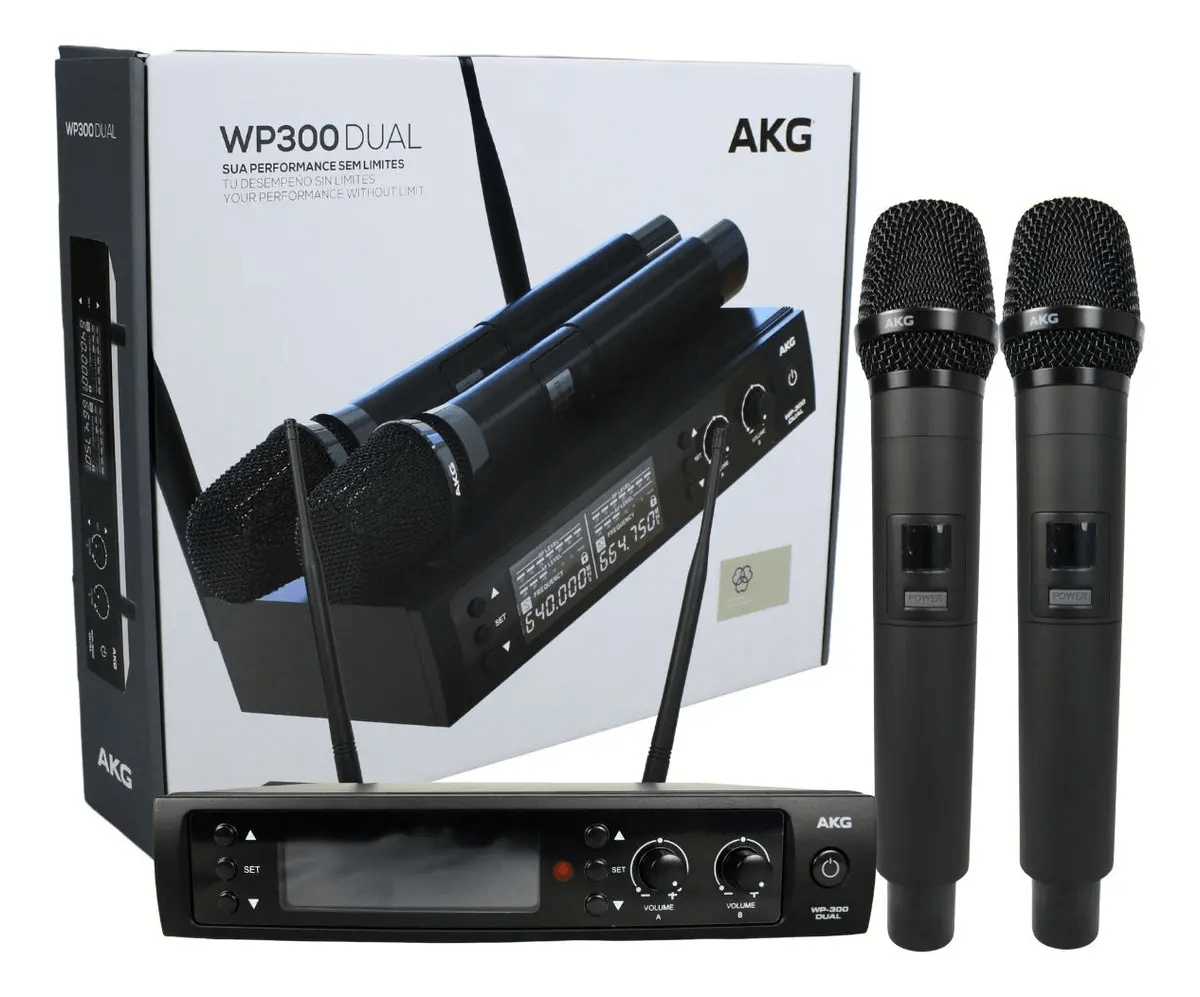 Microfone sem fio AKG WP 300 DUAL