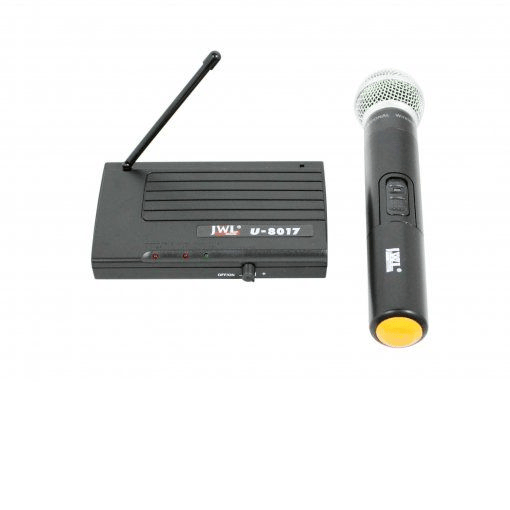 Microfone sem fio JWL U8017 1 Bastão