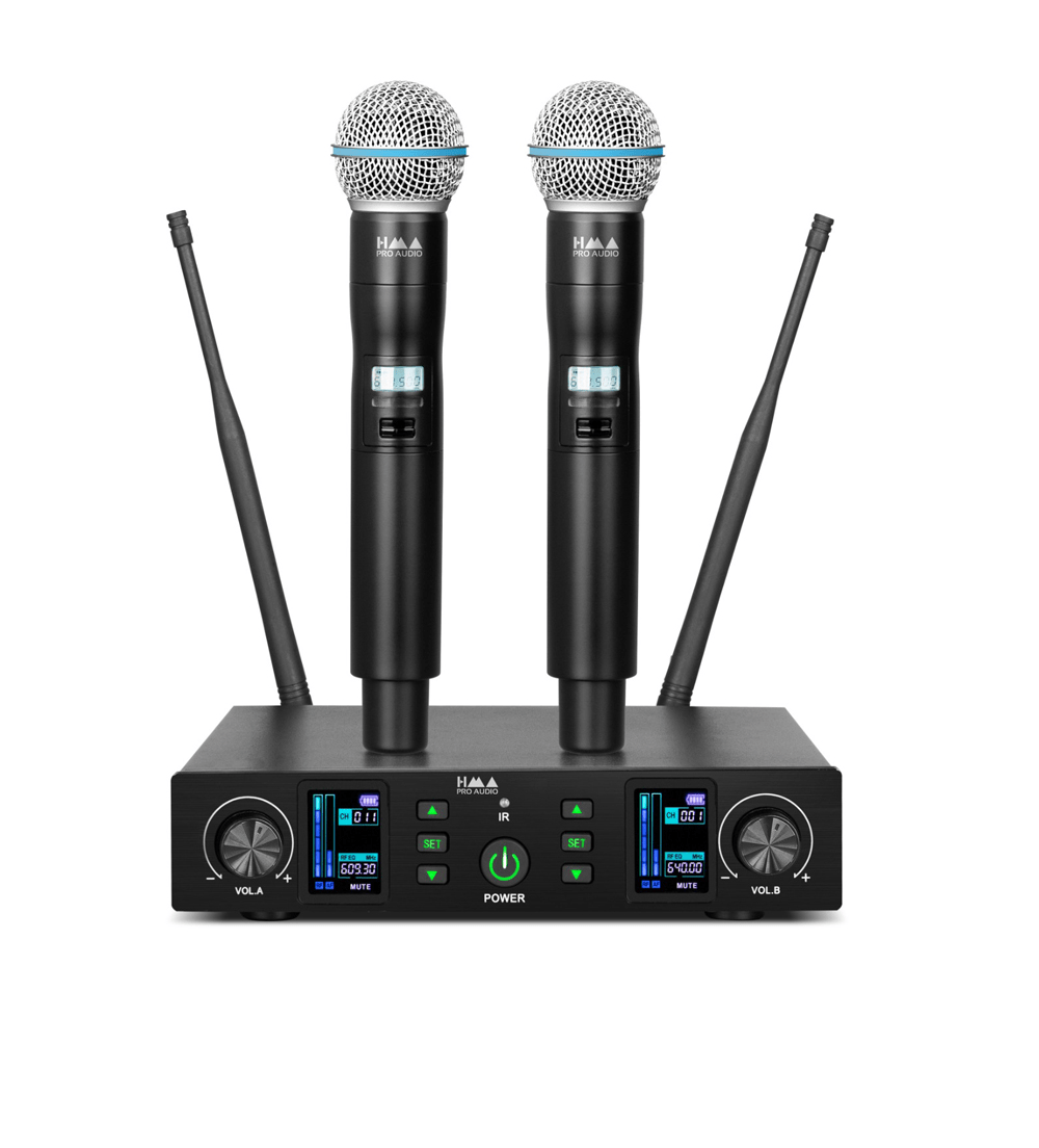 Microfone sem fio Profissional Digital HMA-802