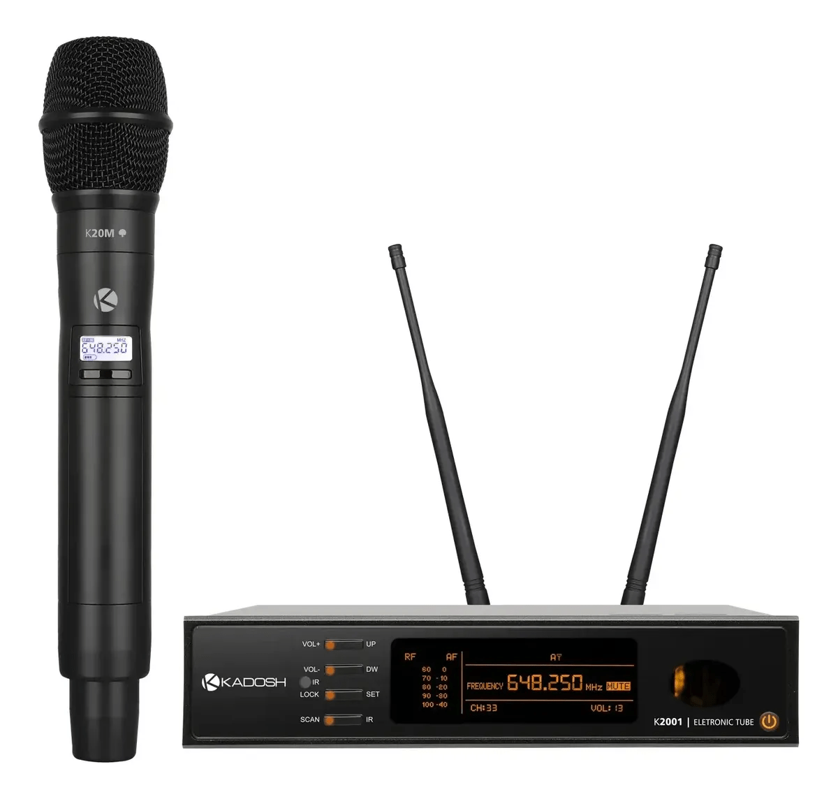 Microfone Valvulado Kadosh K2001m Vintage Válvulas 6h30-e