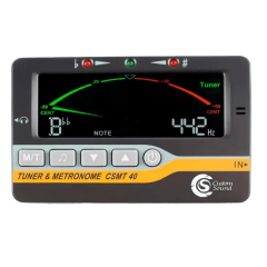 Metrônomo Digital Afinador E Diapasão Csmt 40 Custom Sound