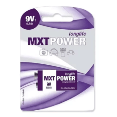 Mxt Bateria Alcalina Power 9v Blister