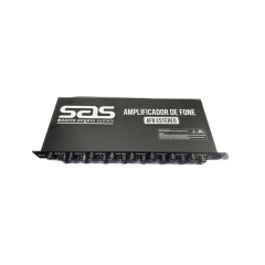 Amplificador Fone Ouvido AF8 X PRETO Amplificador Fone Ouvido AF8 X PRETO