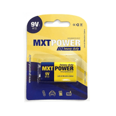 Bateria MXT Alcalina Heavy Duty 9V Bateria MXT Alcalina Heavy Duty 9V