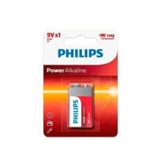 Bateria Philips 9V Power Alkaline 6LR61 Bateria Philips 9V Power Alkaline 6LR61