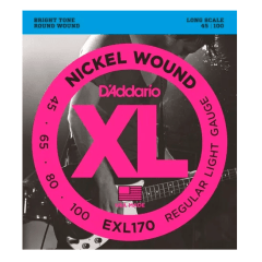 Encordoamento Baixo 4 cordas D'addario 0.45 Encordoamento Baixo 4 cordas D'addario 0.45