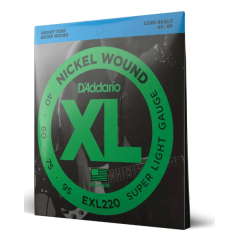 Encordoamento P/ Baixo 4 Cordas Daddario Exl220 040