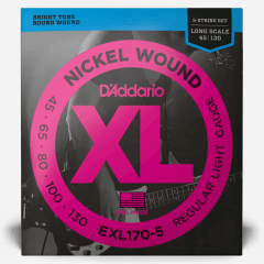 Encordoamento Para Contrabaixo 5 Cordas Exl170-5 D'addario