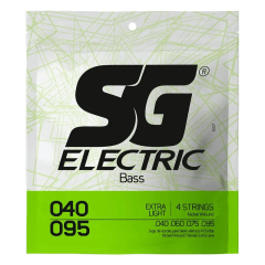 Encordoamento SG 040 NÍquel para Baixo 4 Cordas Tensão Extra Leve