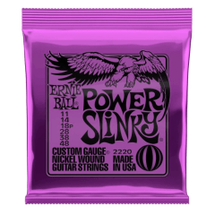 Encordoamento 011-048 Guitarra Power Slink Niquel  Ernie Ball