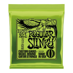 Encordoamento Ernie Ball 010 Regular Slinky Níquel para Guitarra