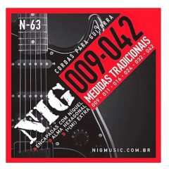 ENCORDOAMENTO PARA GUITARRA NIG N63 .009