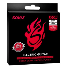 Encordoamento para Guitarra Slg9 Light 009 Solez