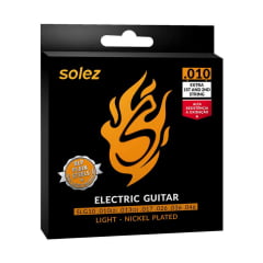 Encordoamento Solez 0.10 (SLG10) para guitarra