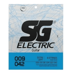 Sg Encordoamento P/guitarra 0.09 Extra Leve 1ª Extra